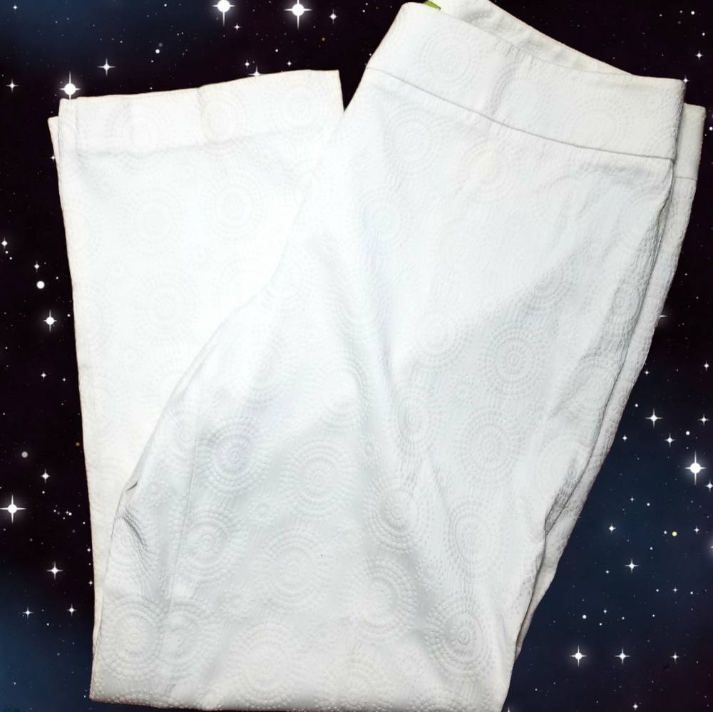 NwT Sigrid Olsen cream ankle pants